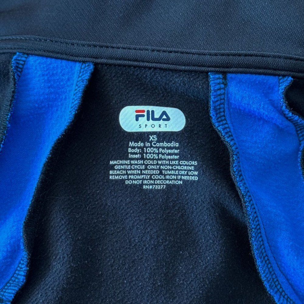 Women's Fila Fitted Sport Jacket, Extra Small - Picture 4 of 4